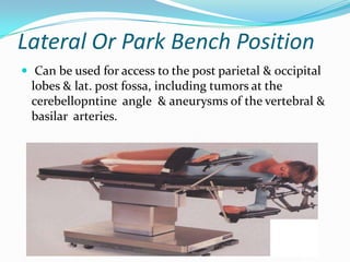 Anaesthesia for posterior fossa surgery | PPTX