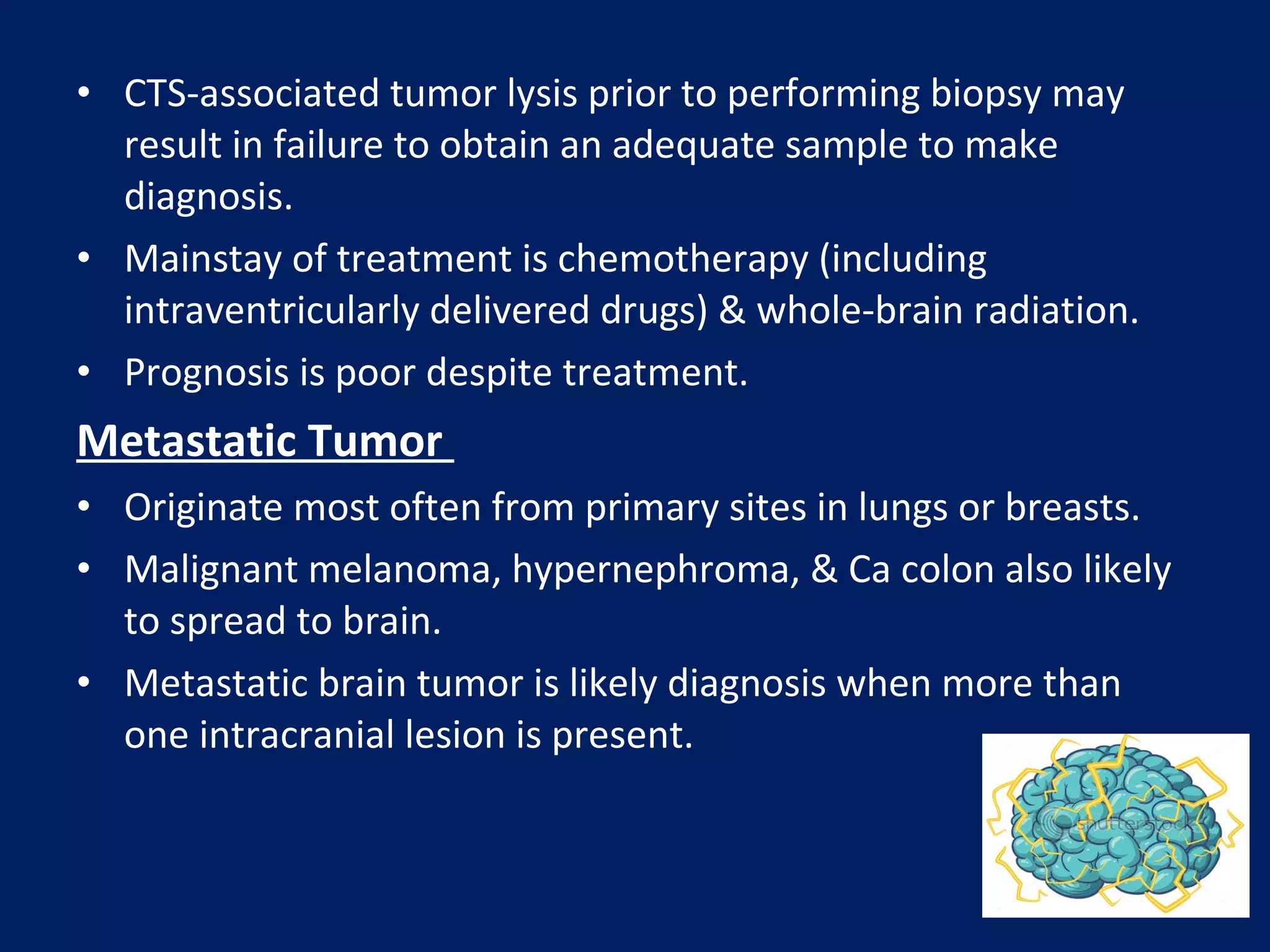Anaesthesia for supratentorial tumor surgeries | PPT