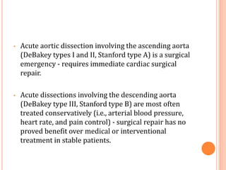 Anaesthesia for thoraco abdominal aortic surgery | PPTX