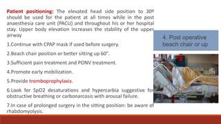 Mobilisation Mask Anaesthesia in an obese patient | PPTX