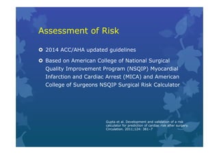 Anaesthesia in Cardiac Patients for Non-cardiac Surgery | PDF