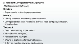 Anaesthesia Management Thyroid by Dr. Animesh | PPTX