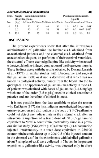 Gallamine Injection Anaesthesia online edition 2013 | PDF