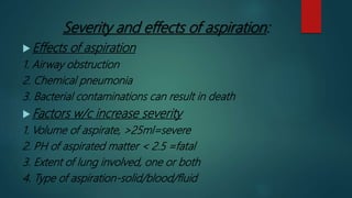 Anaesthetic management of a patient with perioperative asthma | PPTX