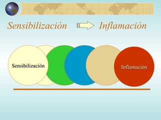 Sensibilización  Inflamación Sensibilización Inflamación 
