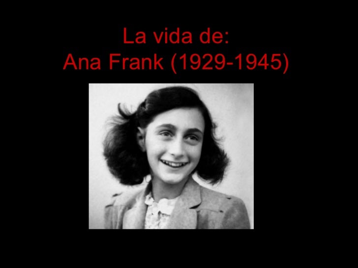 Ana frank 19291945_