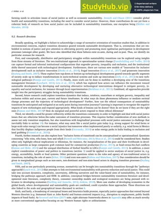 An Agenda For Sustainability Transitions Research State Of The Art And ...