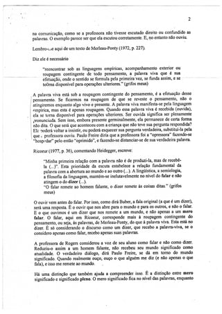 O que é ouvir - Mauro Martins Amatuzzi