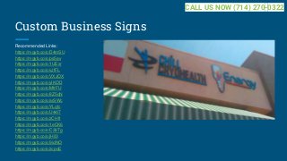 Custom Business Signs
Recommended Links:
https://mgyb.co/s/D4mSU
https://mgyb.co/s/ps5av
https://mgyb.co/s/1UExr
https://m...
