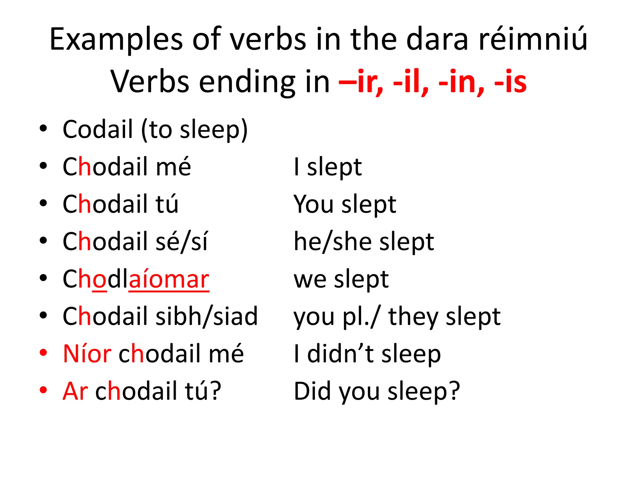 An aimsir chaite.pptx irish language ppt | PPTX