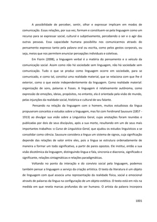 Anais 2014 Coloquio Cognição Linguagem