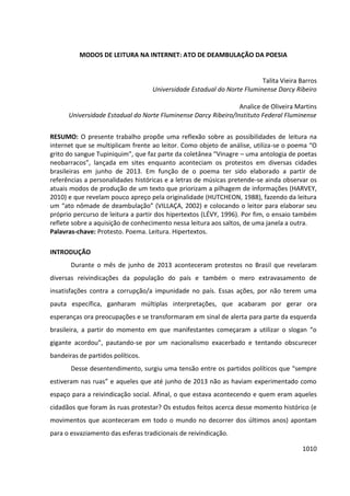 Anais 2014 Coloquio Cognição Linguagem