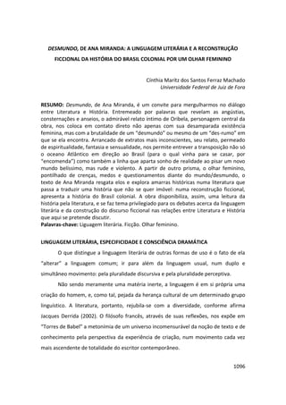 Anais 2014 Coloquio Cognição Linguagem