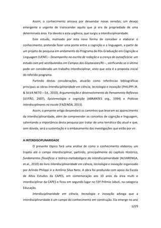 Anais 2014 Coloquio Cognição Linguagem