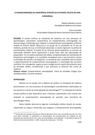 Anais 2014 Coloquio Cognição Linguagem