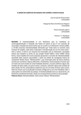 Anais 2014 Coloquio Cognição Linguagem