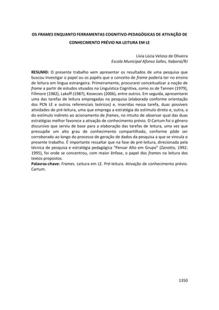 Anais 2014 Coloquio Cognição Linguagem