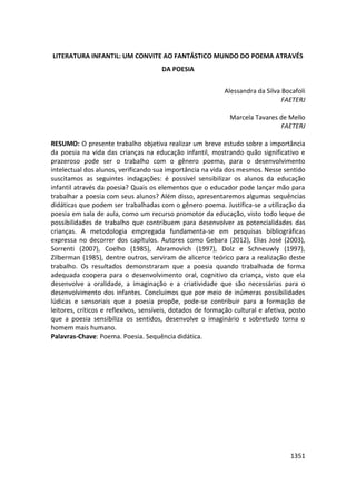 Anais 2014 Coloquio Cognição Linguagem