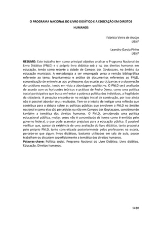 Anais 2014 Coloquio Cognição Linguagem