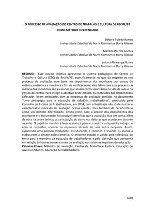 Anais 2014 Coloquio Cognição Linguagem