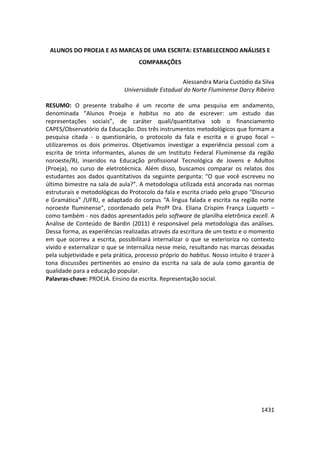 Anais 2014 Coloquio Cognição Linguagem