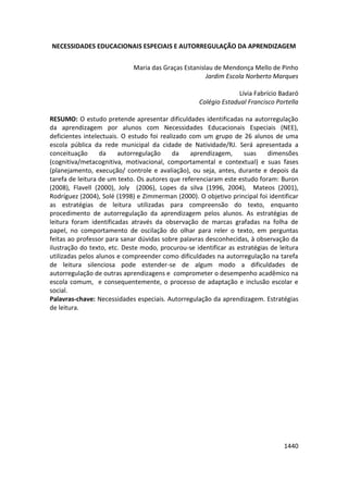 Anais 2014 Coloquio Cognição Linguagem