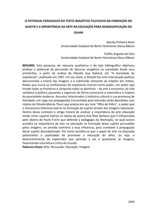 Anais 2014 Coloquio Cognição Linguagem