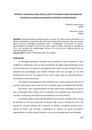 Anais 2014 Coloquio Cognição Linguagem