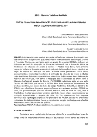 Anais 2014 Coloquio Cognição Linguagem