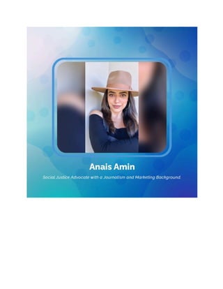 Anais Amin Career and Lifestyle Image Series