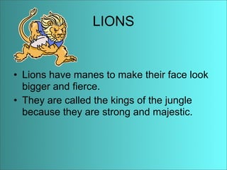 Anaise Animal Adaptations