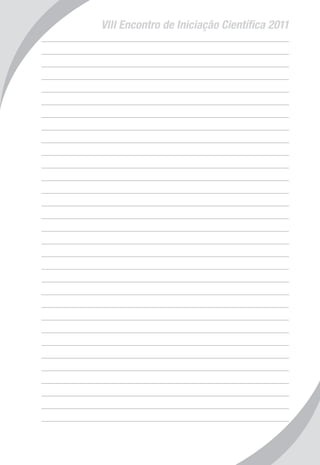 VIII Encontro de Iniciação Científica 2011
 
