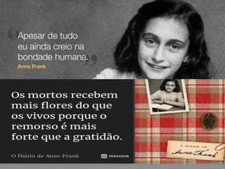 Análise estrutural da narrativa em "O diário de Anne Frank"