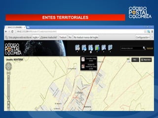 ENTES TERRITORIALES

 