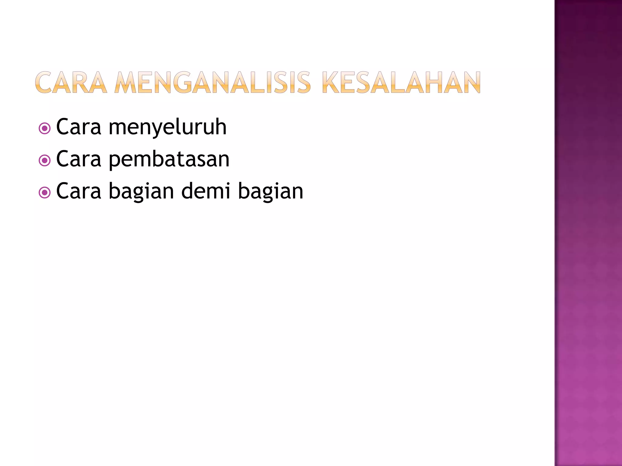 Analisis Kesalahan Berbahasa Pptx