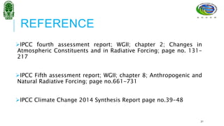 NATURAL AND ANTHAOPOGENIC RADIATIVE FORCING BASED ON IPCC AR5 | PPTX