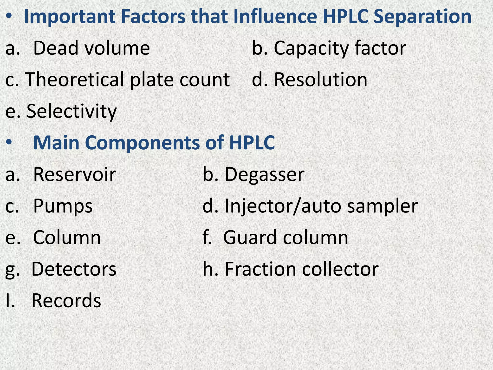 LIQUID CHROMATOGRAPHY | PPT