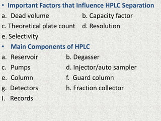 LIQUID CHROMATOGRAPHY | PPT