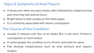 Anal fissure | PDF