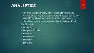 ANALEPTICS - DOXAPRAM | PPTX