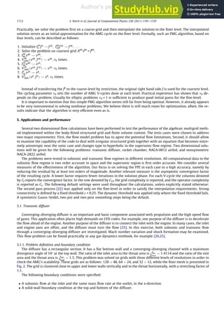 An Algebraic Multigrid Solver For Transonic Flow Problems | PDF