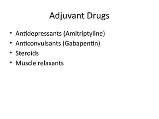 Adsuvan Rug Comprehensive Pain Management Strategies Across Clinical Conditions | PPTX