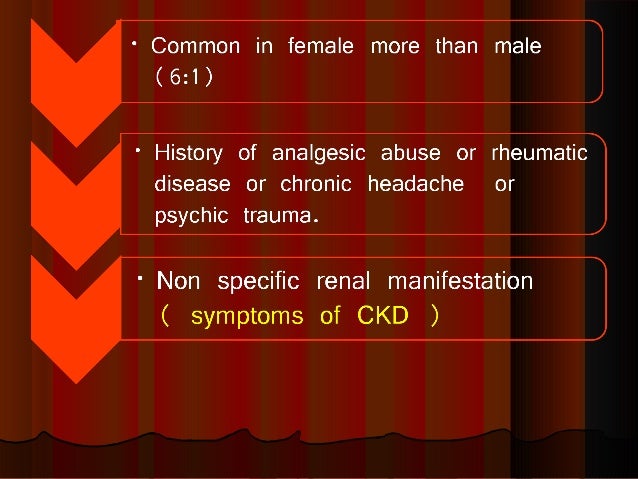 Analgesic nephropathy