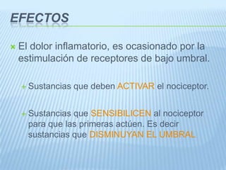 Mecanismos de accion a nivel periférico 2) Interferencia con la activación de los neutrófilos