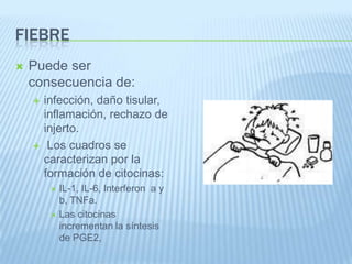 SUSTANCIAS QUE INTERVIENEN EN LA ACTIVACION DEL RECEPTORTabla 1. Mediadores inflamatorios.