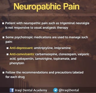 Analgesics used in Dental Practice