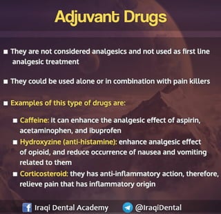 Analgesics used in Dental Practice
