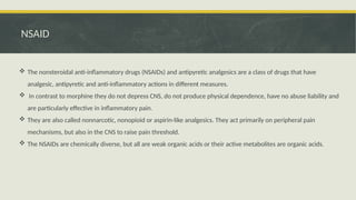 Weak Nsaids ANALGESICS & CORTICOSTEROIDS IN DENTISTRY | PPTX