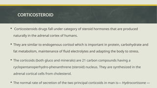 Steroid Fall ANALGESICS & CORTICOSTEROIDS IN DENTISTRY | PPTX