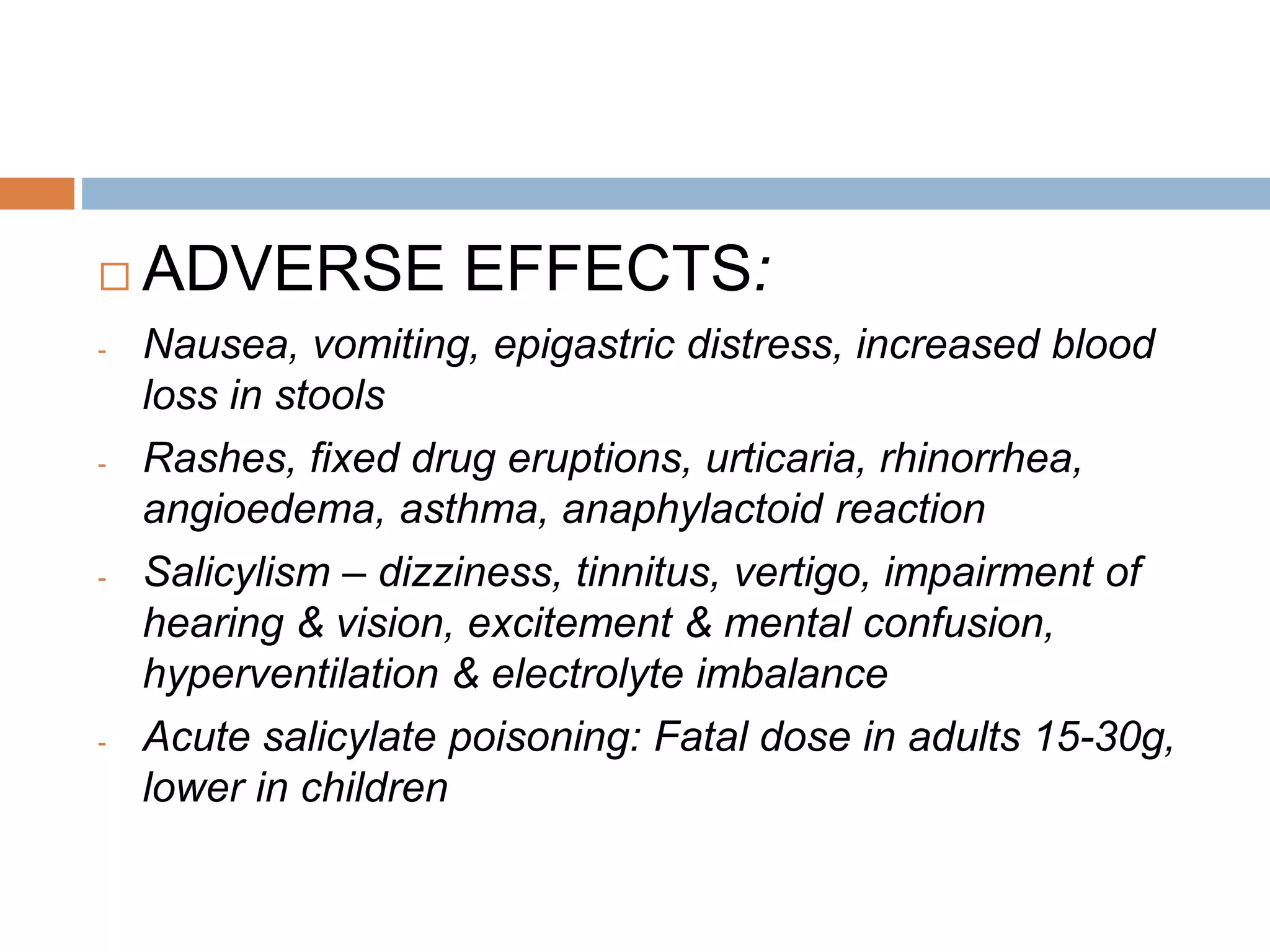 Analgesics and anti inflammatory drugs | PPTX